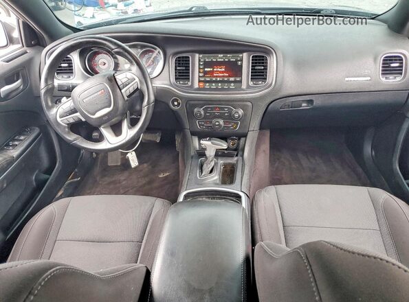 2C3CDXCT6JH125327 2018 DODGE CHARGER Gray Widok deski rozdzielczej
