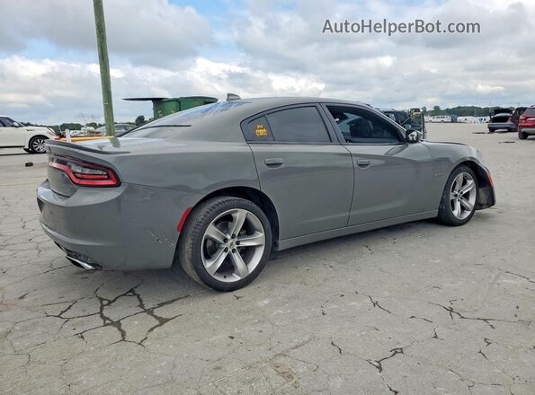 2C3CDXCT6JH125327 2018 DODGE CHARGER Gray Tył prawy