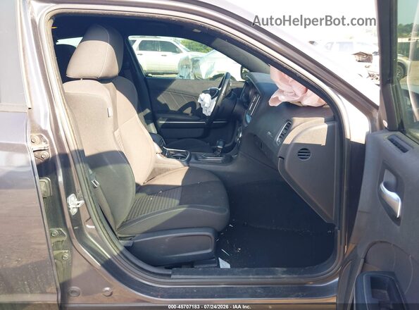 2C3CDXCT6KH575545 2019 DODGE CHARGER Black Front interior view