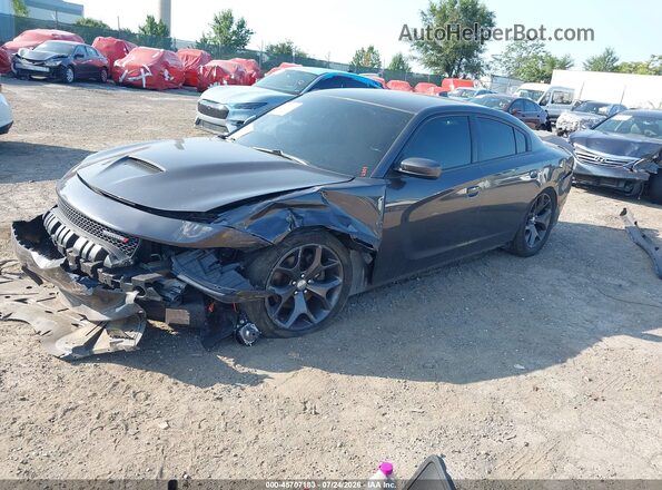 2C3CDXCT6KH575545 2019 DODGE CHARGER Black Front left