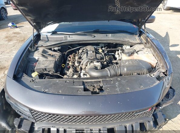 2C3CDXCT6KH575545 2019 DODGE CHARGER Black Rear view