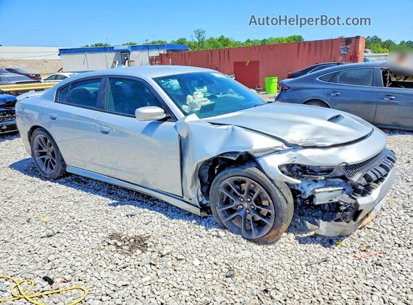 2C3CDXCT6MH524968 2021 DODGE CHARGER Silver Delantero derecho