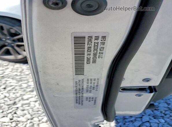 2C3CDXCT6MH524968 2021 DODGE CHARGER Silver Vista del compartimento del motor