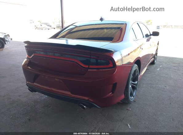2C3CDXCT6MH594907 2021 DODGE CHARGER Burgundy უკანა მარჯვენა