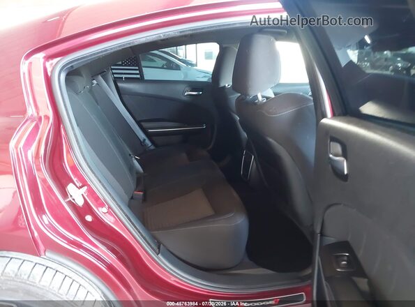 2C3CDXCT6MH594907 2021 DODGE CHARGER Burgundy VIN კოდის სტიკერის ხედი