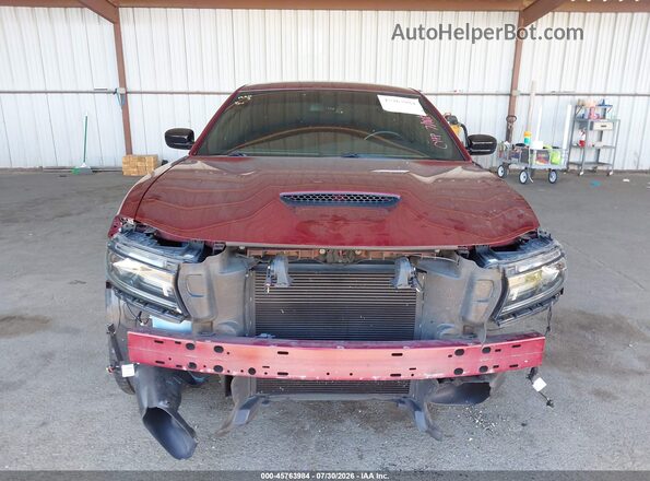 2C3CDXCT6MH594907 2021 DODGE CHARGER Burgundy უკანა სალონის ხედი