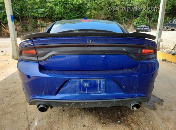 2C3CDXCT6MH598469 2021 DODGE CHARGER Blue Հետևի տեսք