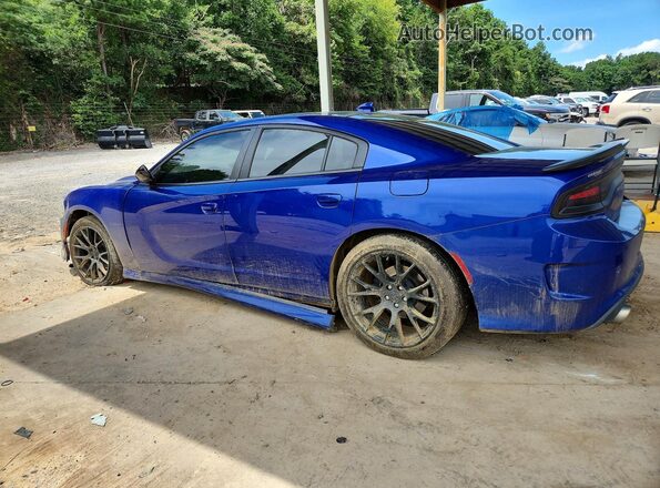 2C3CDXCT6MH598469 2021 DODGE CHARGER Blue Հետևի ձախ