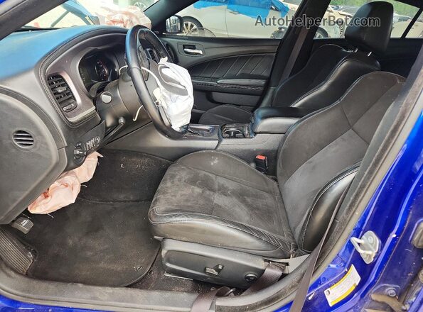 2C3CDXCT6MH598469 2021 DODGE CHARGER Blue Սալոնի դիմացի տեսք