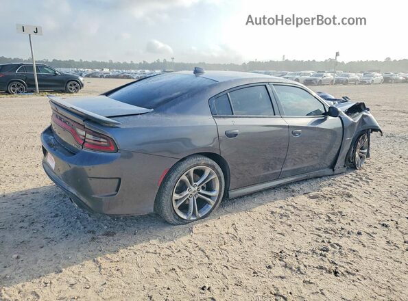 2C3CDXCT6NH165901 2022 DODGE CHARGER Gray Задня права чверть