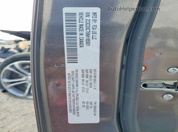 2C3CDXCT6NH165901 2022 DODGE CHARGER Gray Вид наклейки з VIN-кодом
