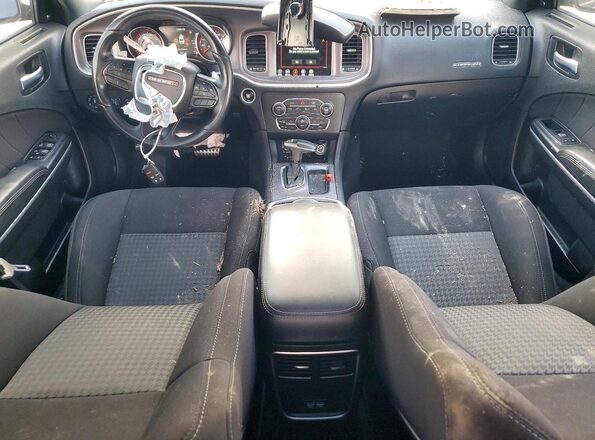 2C3CDXCT6NH165901 2022 DODGE CHARGER Gray Вид панелі приладів