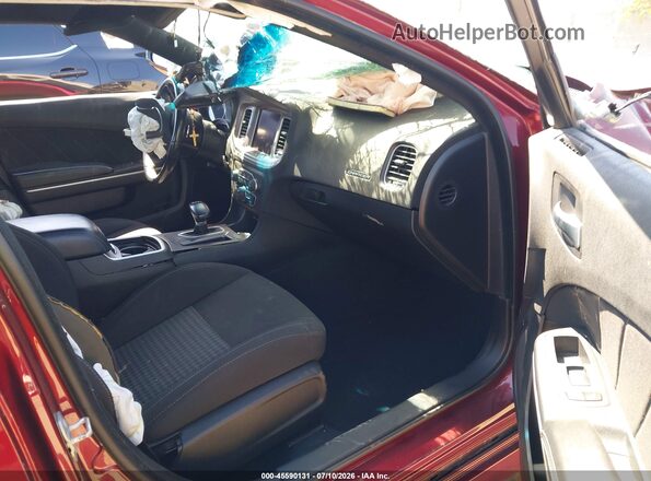 2C3CDXCT6PH623035 2023 DODGE CHARGER Burgundy Vista interior delantera