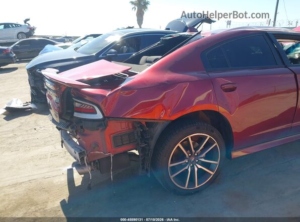 2C3CDXCT6PH623035 2023 DODGE CHARGER Burgundy Vista frontal