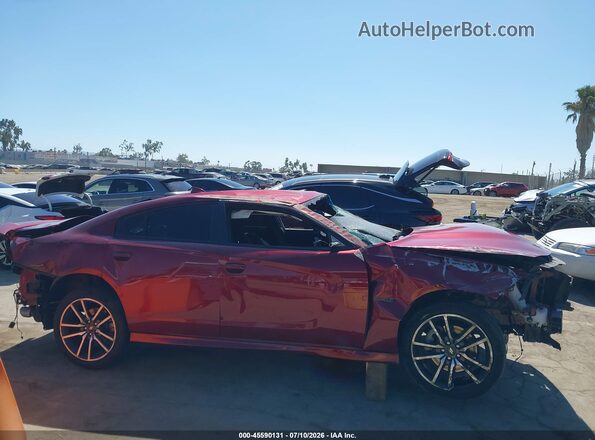 2C3CDXCT6PH623035 2023 DODGE CHARGER Burgundy Vista interior trasera