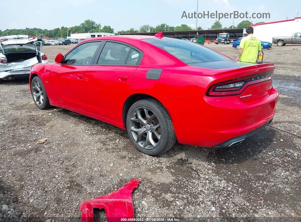 2C3CDXCT7GH169913 2016 DODGE CHARGER Red Հետևի ձախ