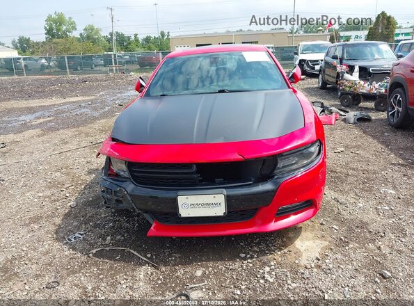 2C3CDXCT7GH169913 2016 DODGE CHARGER Red Սալոնի հետևի տեսք