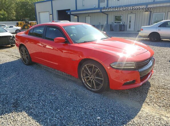 2C3CDXCT7GH272555 2016 DODGE CHARGER Красный Передняя правая четверть