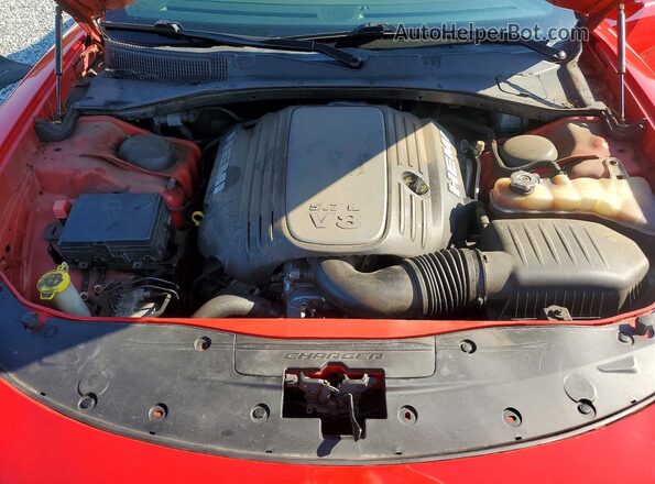 2C3CDXCT7GH272555 2016 DODGE CHARGER Красный Вид задней части салона