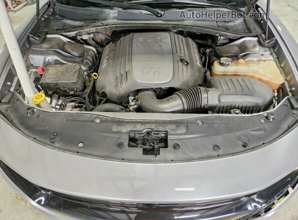 2C3CDXCT7HH510163 2017 DODGE CHARGER Silver Widok wnętrza z tyłu