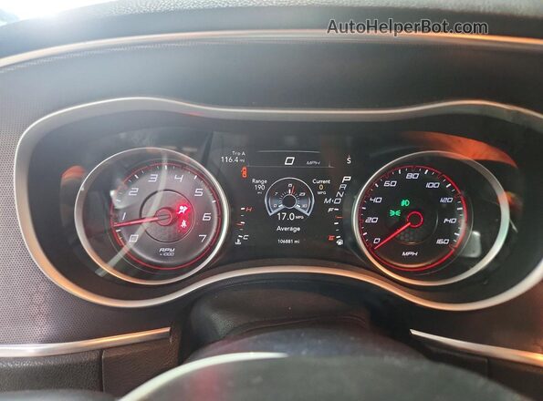 2C3CDXCT7HH510163 2017 DODGE CHARGER Silver Widok zestawu wskaźników