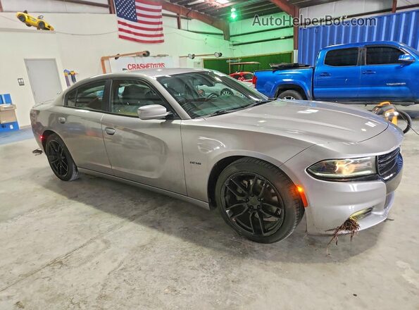 2C3CDXCT7HH510163 2017 DODGE CHARGER Silver Przód prawy