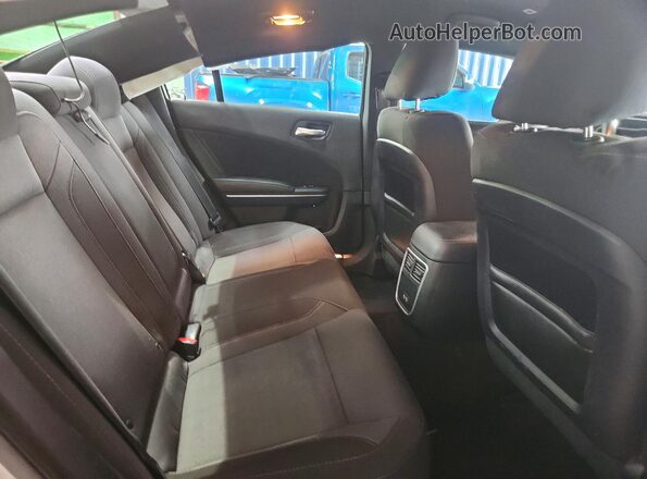 2C3CDXCT7HH510163 2017 DODGE CHARGER Silver Widok tylnych siedzeń