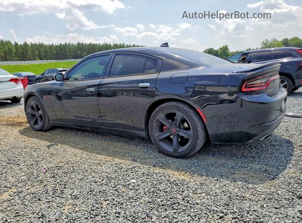 2C3CDXCT7HH551165 2017 DODGE CHARGER Черный Задняя левая четверть