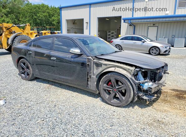 2C3CDXCT7HH551165 2017 DODGE CHARGER Черный Передняя правая четверть