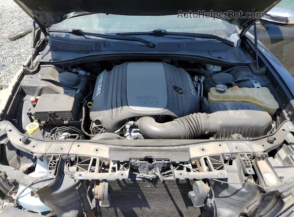 2C3CDXCT7HH551165 2017 DODGE CHARGER Черный Вид задней части салона