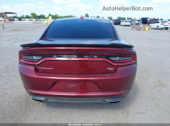 2C3CDXCT7JH129340 2018 DODGE CHARGER Темно-бордовый 