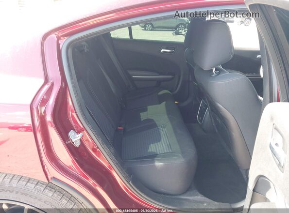 2C3CDXCT7JH129340 2018 DODGE CHARGER Темно-бордовый Вид наклейки с VIN-кодом