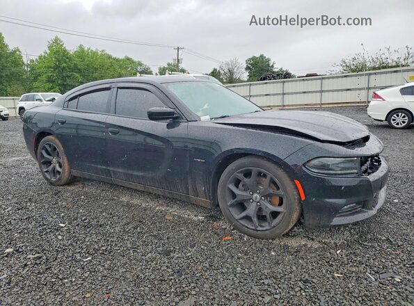 2C3CDXCT7JH187528 2018 DODGE CHARGER Black Front right