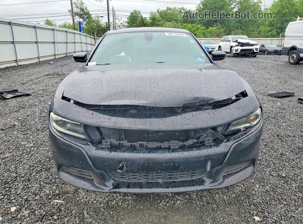 2C3CDXCT7JH187528 2018 DODGE CHARGER Black Front view