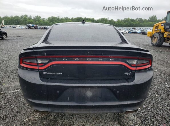 2C3CDXCT7JH187528 2018 DODGE CHARGER Black Rear view