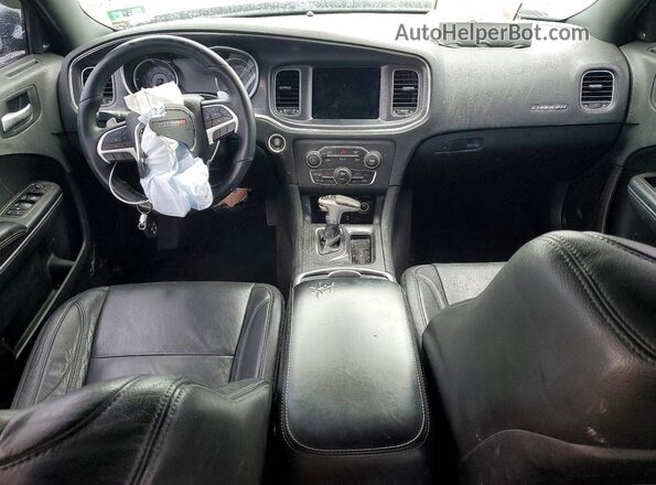 2C3CDXCT7JH187528 2018 DODGE CHARGER Black Dashboard view