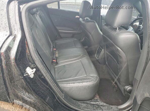 2C3CDXCT7JH187528 2018 DODGE CHARGER Black Rear seats view