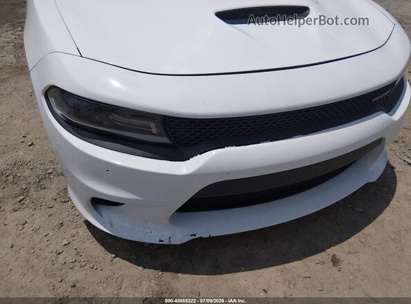 2C3CDXCT7KH520229 2019 DODGE CHARGER White Widok z przodu