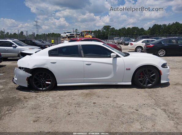 2C3CDXCT7KH520229 2019 DODGE CHARGER White Widok wnętrza 360 stopni