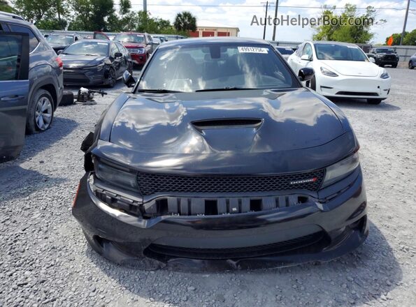 2C3CDXCT7KH570211 2019 DODGE CHARGER Black Widok z przodu