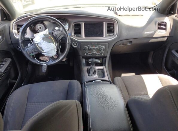 2C3CDXCT7KH570211 2019 DODGE CHARGER Black Widok deski rozdzielczej