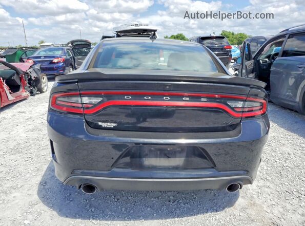2C3CDXCT7KH570211 2019 DODGE CHARGER Black Widok z tyłu