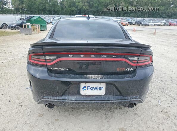 2C3CDXCT7KH692566 2019 DODGE CHARGER Black Հետևի տեսք