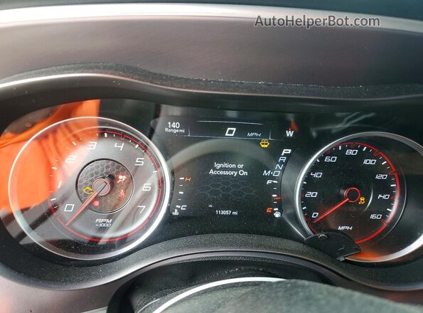 2C3CDXCT7KH692566 2019 DODGE CHARGER Black Սարքավորումների վահանակի տեսք