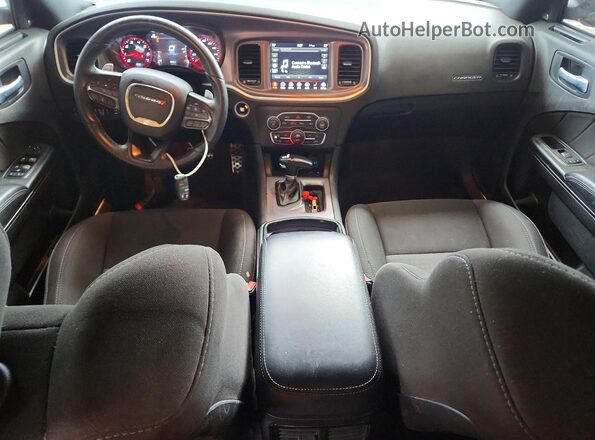 2C3CDXCT7MH556974 2021 DODGE CHARGER Blue Dashboard view