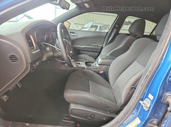 2C3CDXCT7MH556974 2021 DODGE CHARGER Blue Front interior view