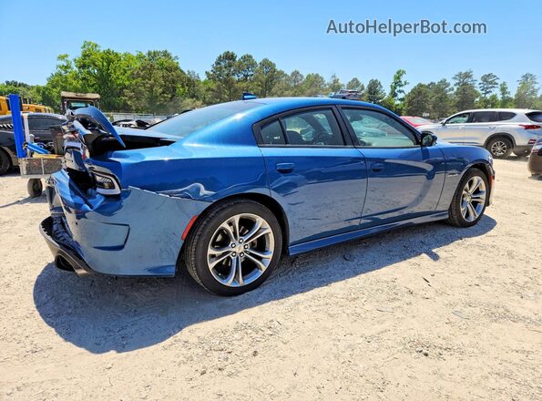 2C3CDXCT7MH565058 2021 DODGE CHARGER Blue Հետևի աջ
