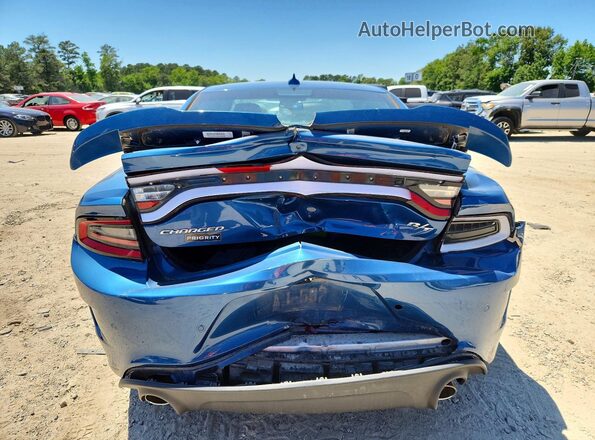 2C3CDXCT7MH565058 2021 DODGE CHARGER Blue Հետևի տեսք