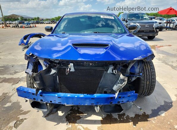 2C3CDXCT7MH643516 2021 DODGE CHARGER Blue Front view