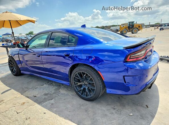 2C3CDXCT7MH643516 2021 DODGE CHARGER Blue Rear left